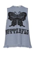 Andrew Gn Butterfly Embroidered Top