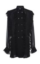 Philosophy Di Lorenzo Serafini Double Breasted Georgette Dress