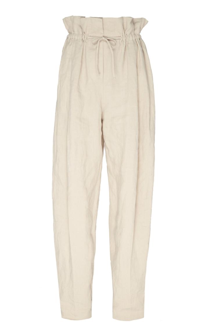 Acne Studios Paoli Linen Tapered Leg Pants
