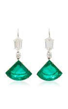 Martin Katz Kite Emerald Drop Earrings