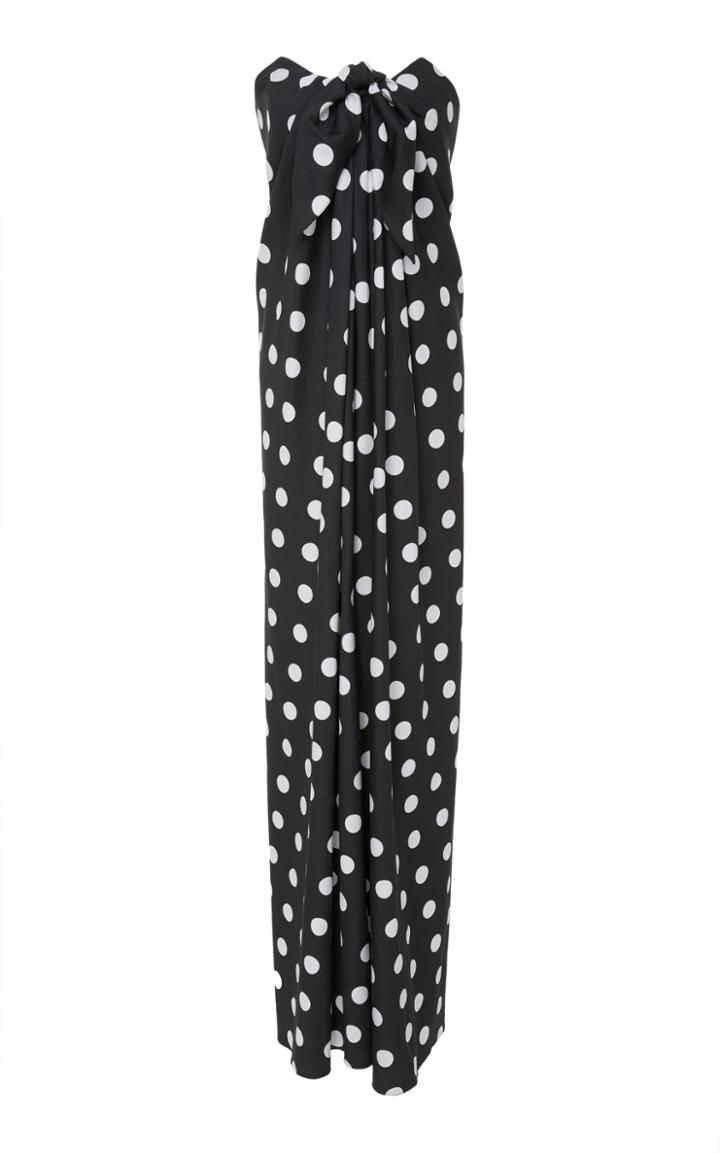 Caroline Constas Kaia Polka Dot Maxi Dress