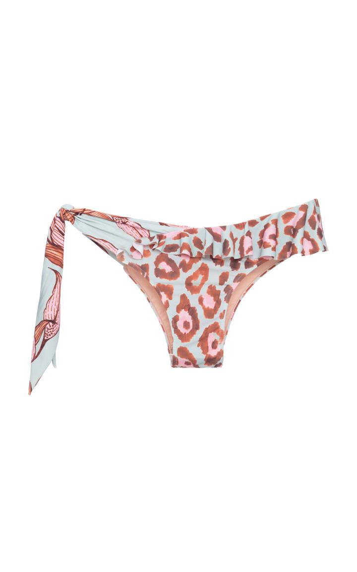 Patbo Mixed Print Side Tie Bikini Bottoms