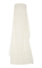 Zac Posen Transparent Jacquard Gown