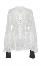 Loewe Balloon Sleeve Lace Blouse