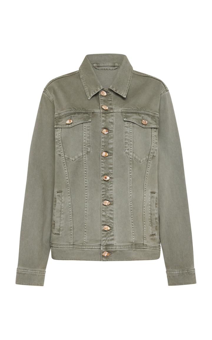 Moda Operandi Aje Darcel Logo-embroidered Denim Jacket