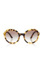 Prada Round-frame Tortoiseshell Acetate Sunglasses