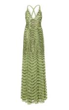 Temperley London Panther Lace Long Dress