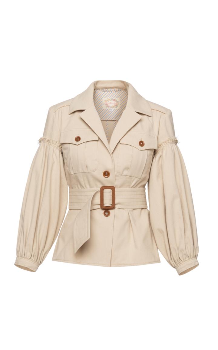 Moda Operandi Lena Hoschek Molire Puff-sleeve Cotton Field Jacket