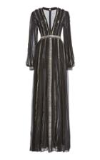 Moda Operandi Costarellos Maven Sequined Silk Chiffon Gown