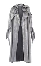 Moda Operandi Maticevski Certify Cotton Belted Overcoat Size: 6