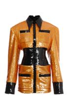 Moda Operandi Balmain Sequined Corset-waist Mini Dress Size: 34