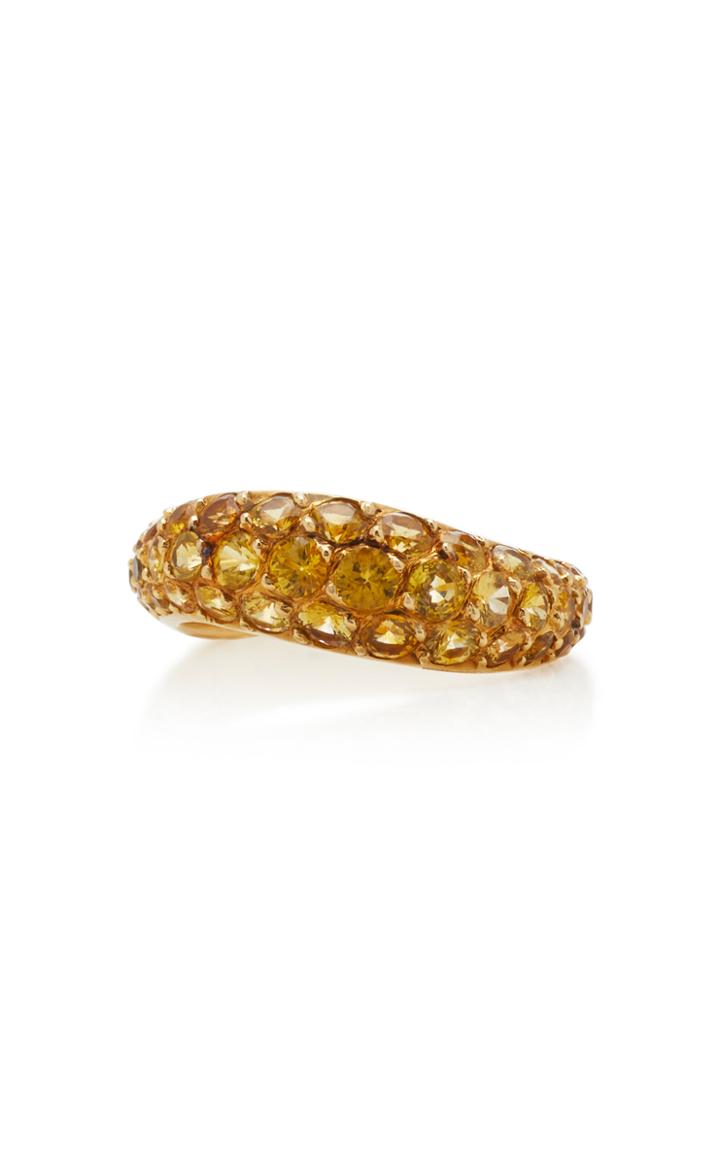 Gioia 18k Gold And Yellow Sapphire Ring
