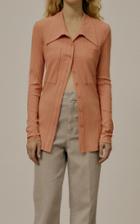 Moda Operandi Low Classic Button-front Textured Jersey Top