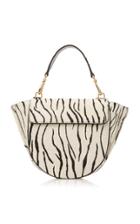 Wandler Hortensia Mini Zebra-print Calf Hair Bag