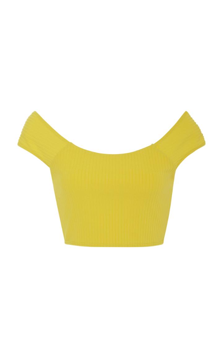 Mara Hoffman Naomi Ribbed Bikini Top