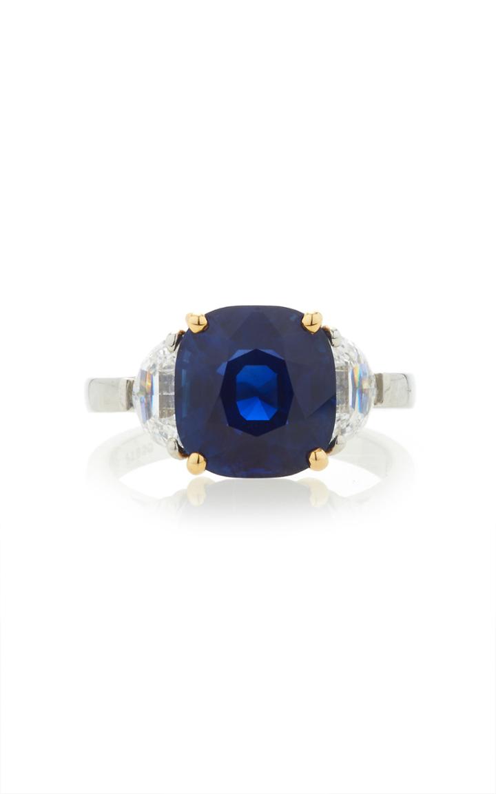 Bayco One-of-a-kind Sapphire & Diamond Ring
