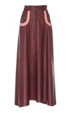 Nina Ricci Leather Skirt