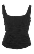 Brock Collection Tala Ruched Tank Top