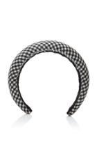 Racil Simple Silk-blend Gingham Headband