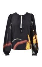 Moda Operandi Johanna Ortiz Furor Botanico Printed Georgette Top