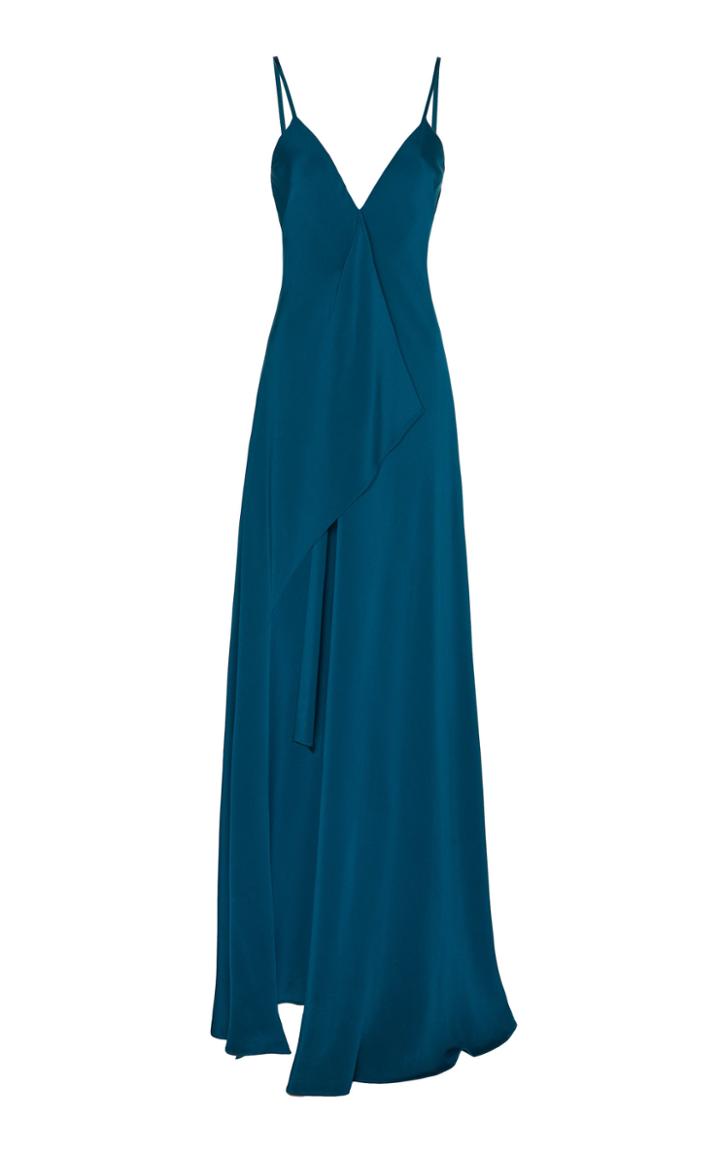 Cushnie Ruffled Silk Gown