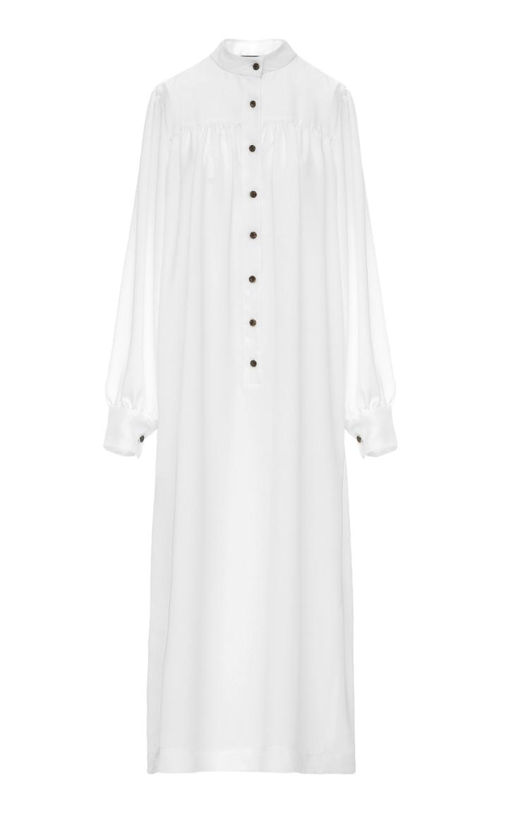 Moda Operandi Studio Cut Crepe De Chine Shirt Dress Size: Xs