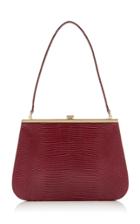 Tl 180 Anouk Lizard-embossed Leather Handle Bag