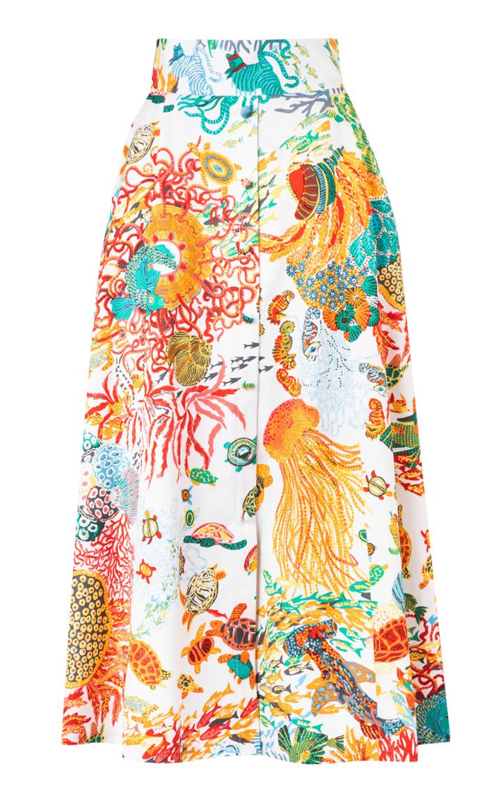 Maison Alma Coral Reef Skirt