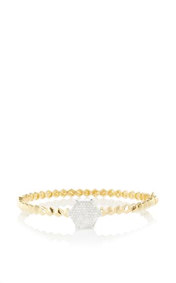 Paolo Costagli Brillante Valentina White Topaz And Diamond Bangle