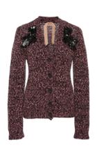 N21 Casta Sequined-trim Cardigan