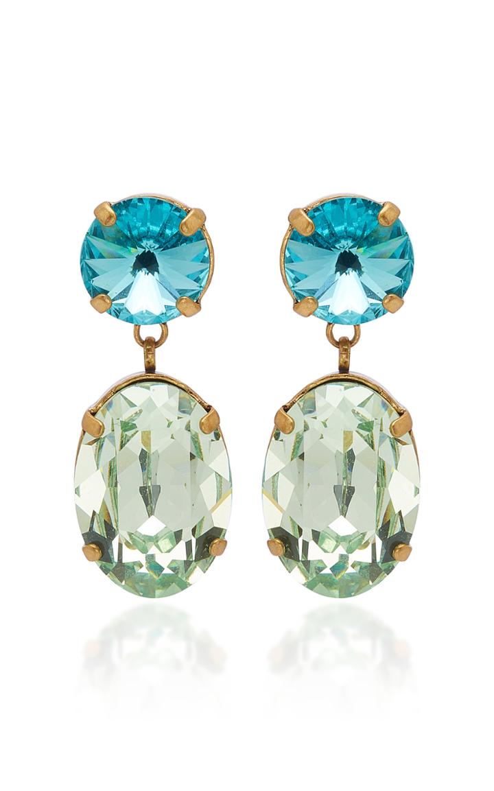 Roxanne Assoulin Hip-hop But Not Crystal Drop Earrings