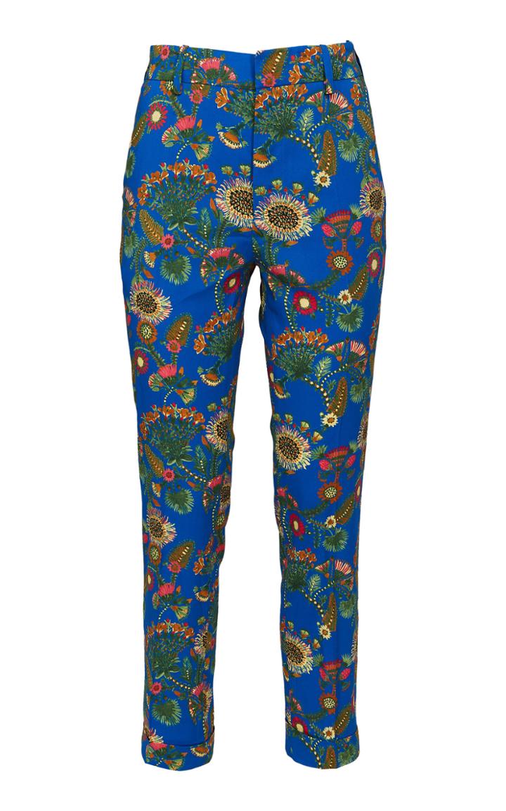 La Doublej Printed Capri Pants