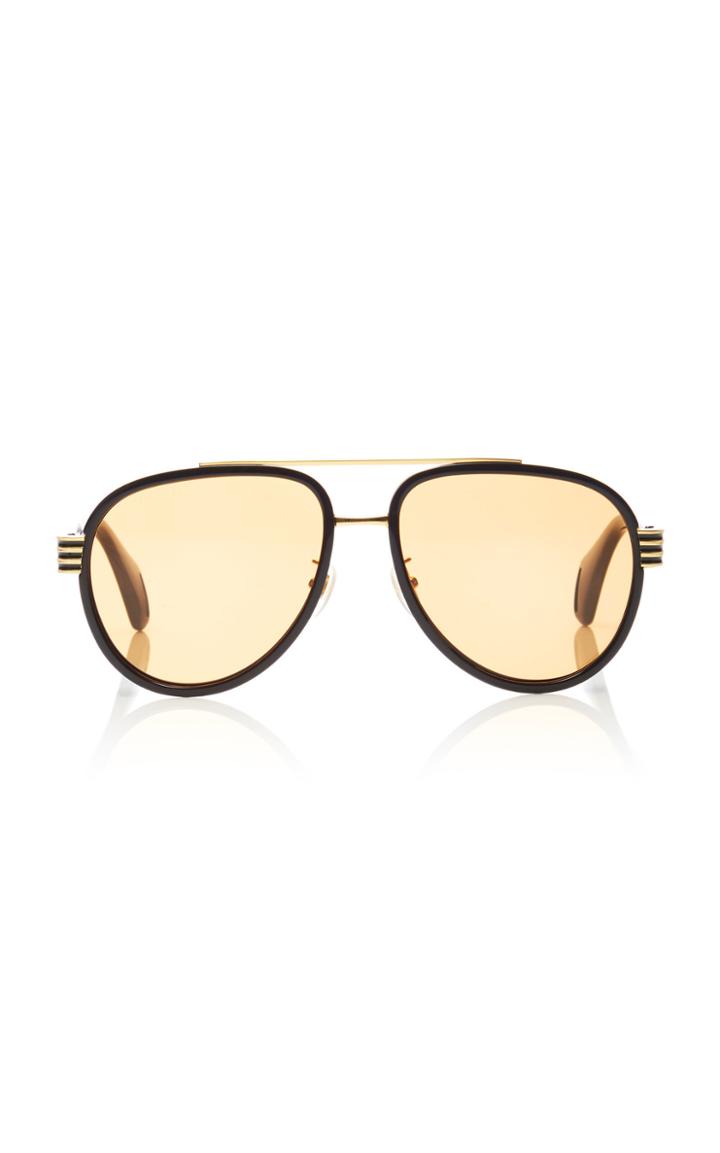 Gucci Aviator-style Acetate Sunglasses
