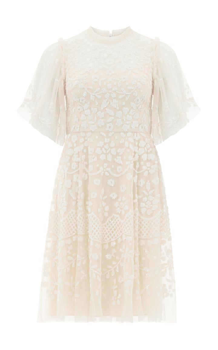 Moda Operandi Needle & Thread Honesty Flower Tulle Dress Size: 4