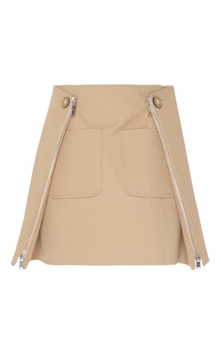 Courrges Side Panel Mini Skirt