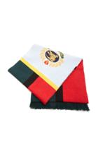Burberry Embroidered Color Block Cashmere Scarf