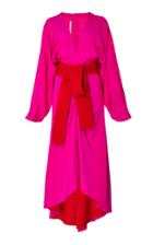 Silvia Tcherassi M'o Exclusive Astromelia Contrast Dress