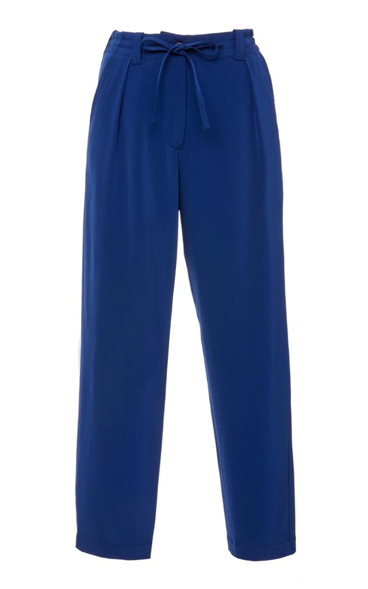 Santoni Edited By Marco Zanini Cornflower Cady Drawstring Pants