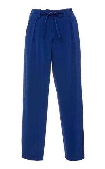 Santoni Edited By Marco Zanini Cornflower Cady Drawstring Pants