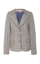 Brock Collection Portman Frayed Tweed Jacket