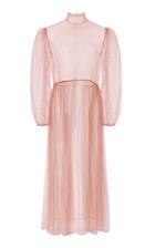 Emilia Wickstead Veronica Sheer Tulle Midi Dress