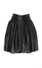 Tre By Natalie Ratabesi Iris Leather Mini Skirt