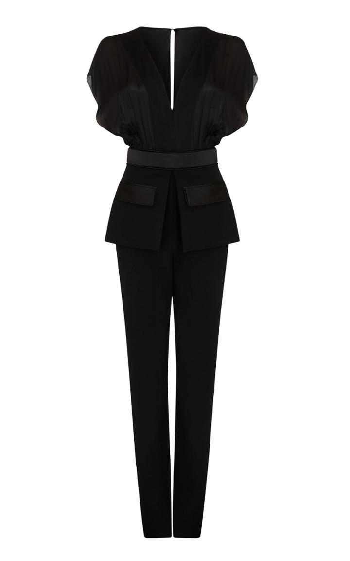 Moda Operandi Safiyaa Leigha Shimmer Charmouse Jumpsuit