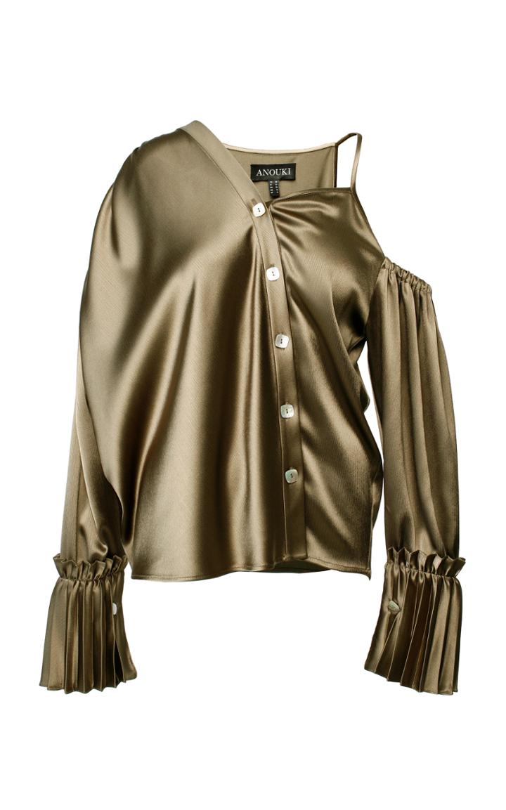 Anouki Asymmetric Shirt With Cut-out Left Shoulder