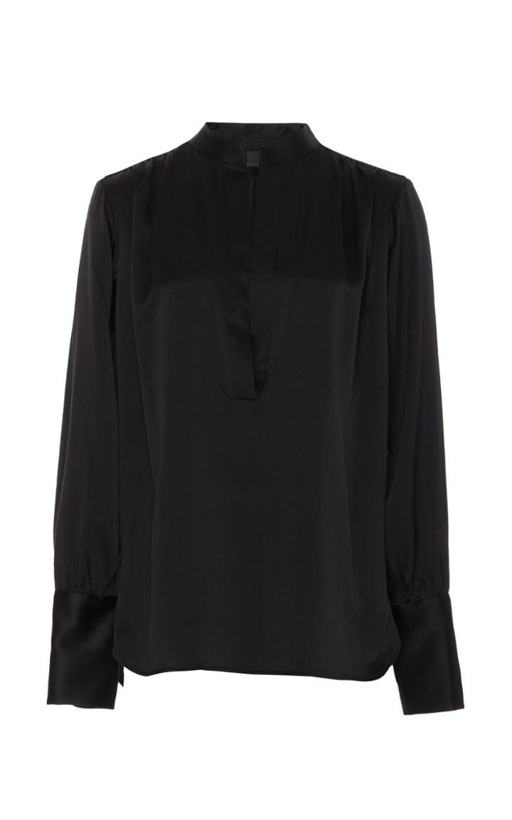 Moda Operandi Nili Lotan Colette Silk Blouse Size: Xs