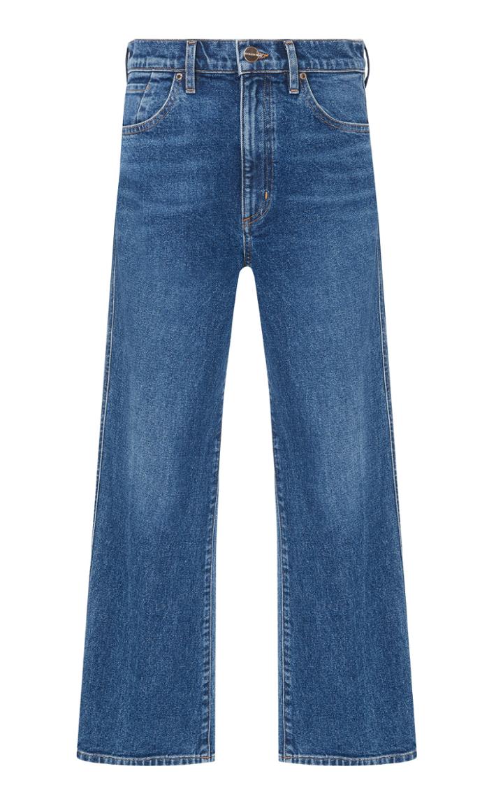 Goldsign Cropped Straight-leg Jeans