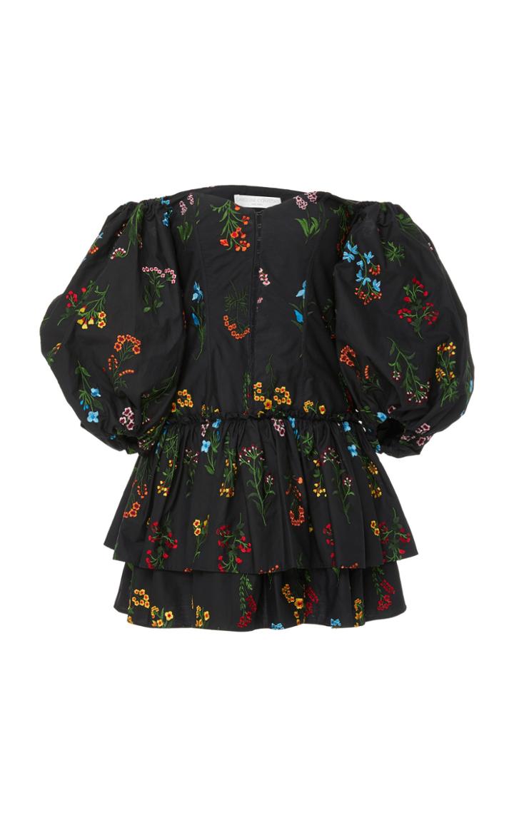 Caroline Constas Belen Floral Dress