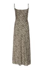 Apparis Maxine Printed Vegan Sik Midi Dress