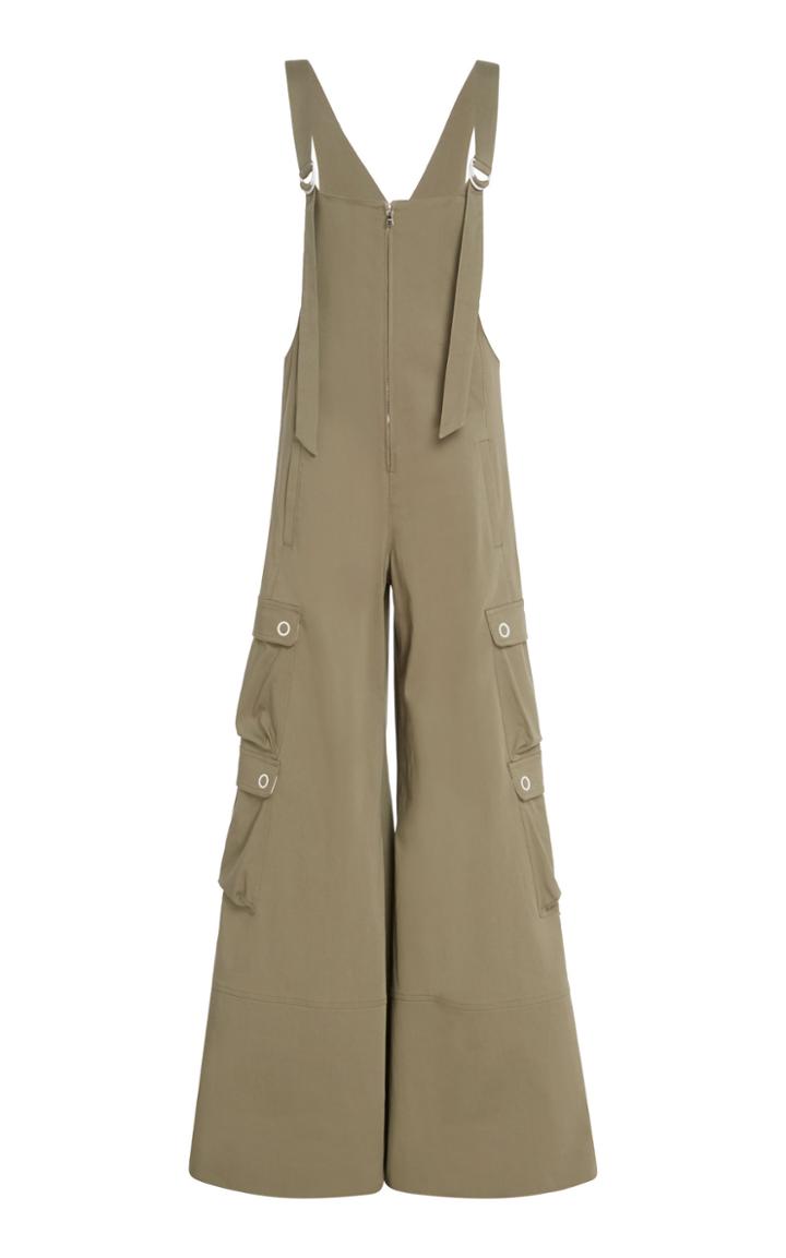 Jonathan Simkhai Heavy Twill Utility Wide Leg Overall