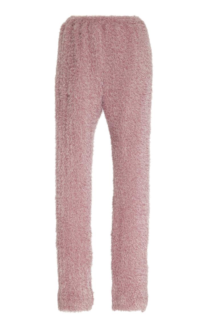 Ryan Lo Lurex Straight-leg Sweatpants